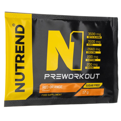 Nutrend N1 Preworkout, Red Orange - 17 g