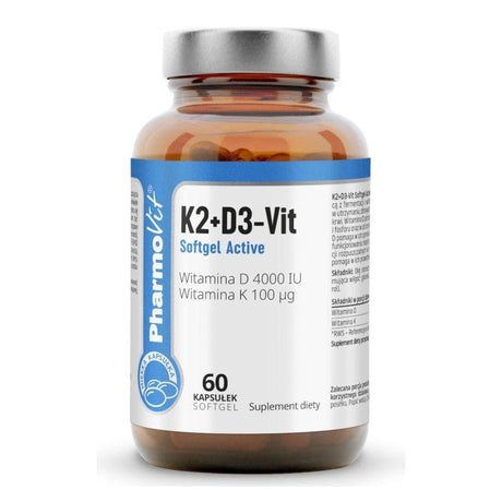 Pharmovit Vitamins K2+D3-Vit - 60 Capsules