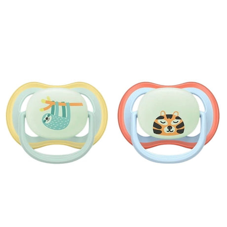 Philips Avent Ultra Air Night Soothers 0-6 m - 2 Pieces
