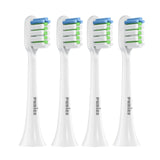 Puries Standard Electric Toothbrush Heads for Soocas - 4 Pieces