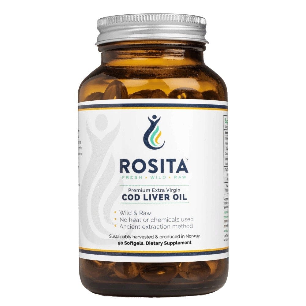 Rosita Premium ypač tyras menkių kepenų aliejus (EVCLO) - 90