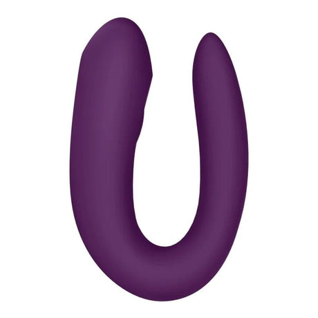 Satisfyer Double Joy Dual Stimulation Vibrator, Purple