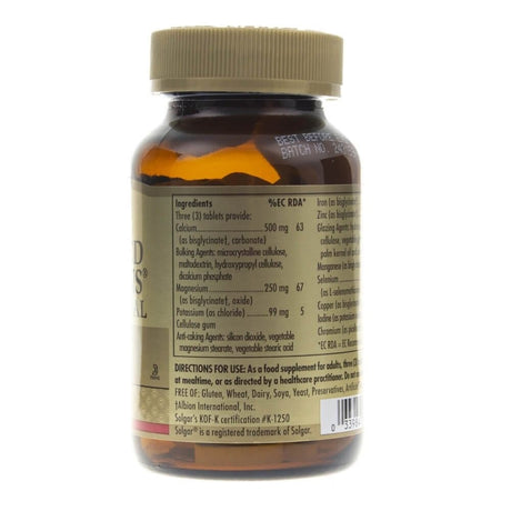 Solgar Chelated Solamins Multimineral - 90 Tablets