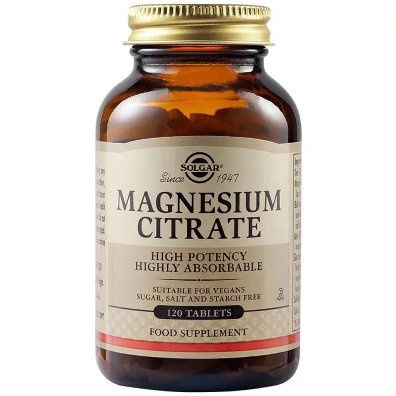 Solgar Magnesium Citrate - 120 Tablets