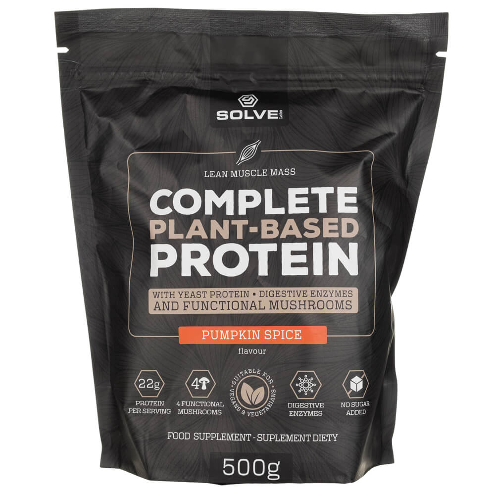 Solve Labs Complete Plant-Based Protein, Pumpkin Spice - 500 g