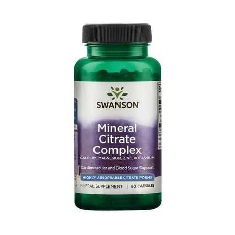 Swanson Mineral Citrate Complex - 60 Capsules