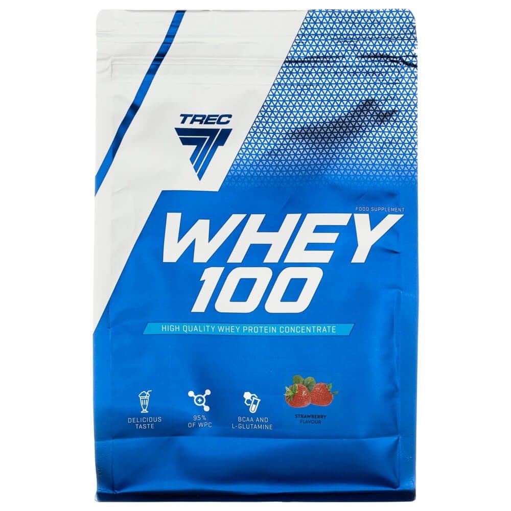 Trec Whey 100 Protein Concentrate, Strawberry - 700 g