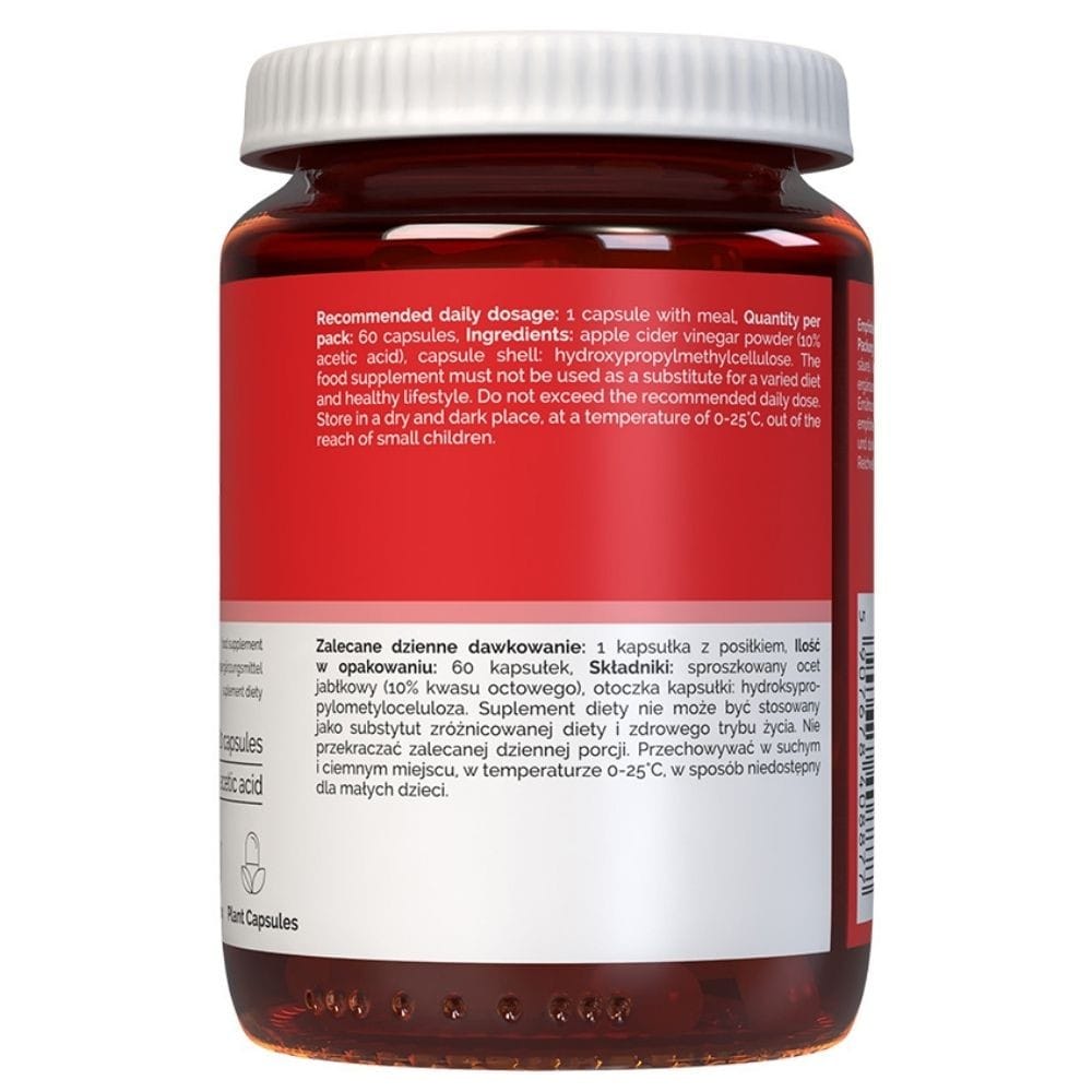 Vitaler's Apple Cider Vinegar 650 mg - 60 Capsules