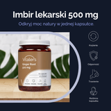 Vitaler's Ginger 500 mg - 60 Capsules