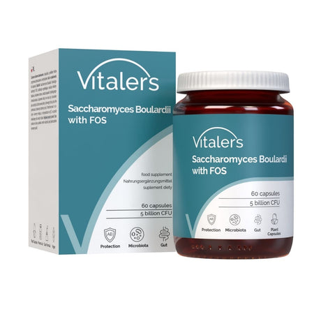 Vitaler's Saccharomyces Boulardii with FOS  - 60 Capsules