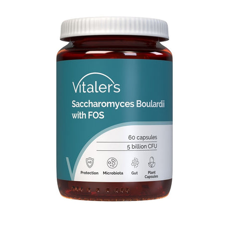 Vitaler's Saccharomyces Boulardii with FOS  - 60 Capsules
