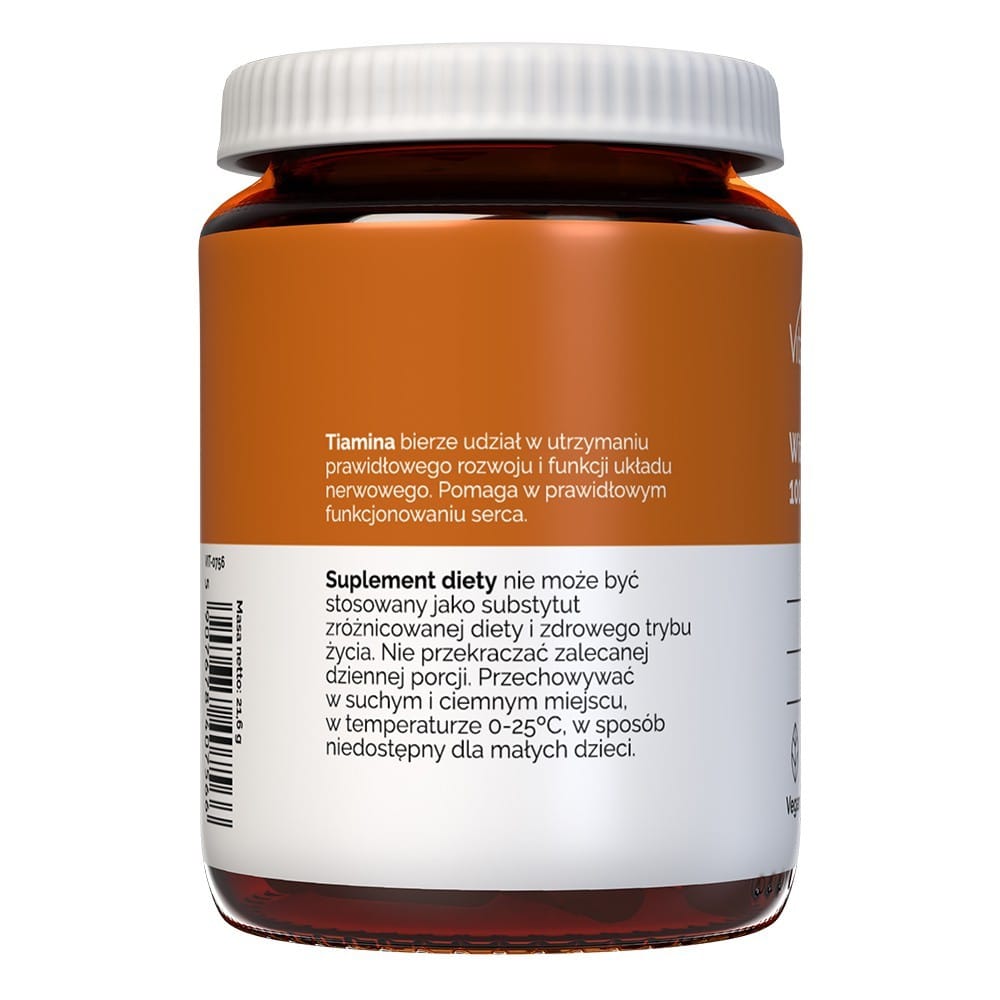 Vitaler's Vitamin B1 100 mg (Thiamine) - 120 Tablets