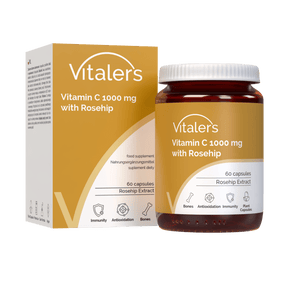 Vitaler's Vitamin C with Rosehip 1000 mg - 60 Capsules