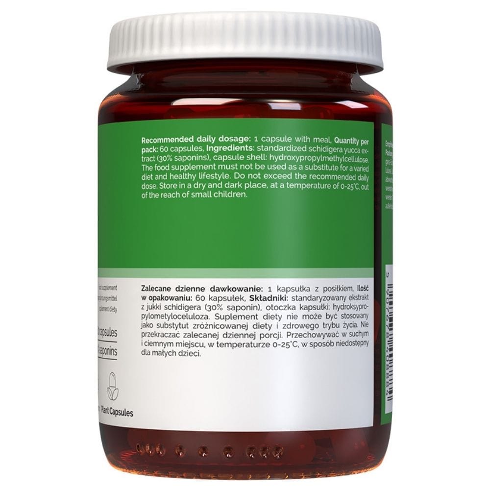 Vitaler's Yucca (Jukka Schidigera) 500 mg - 60 Capsules