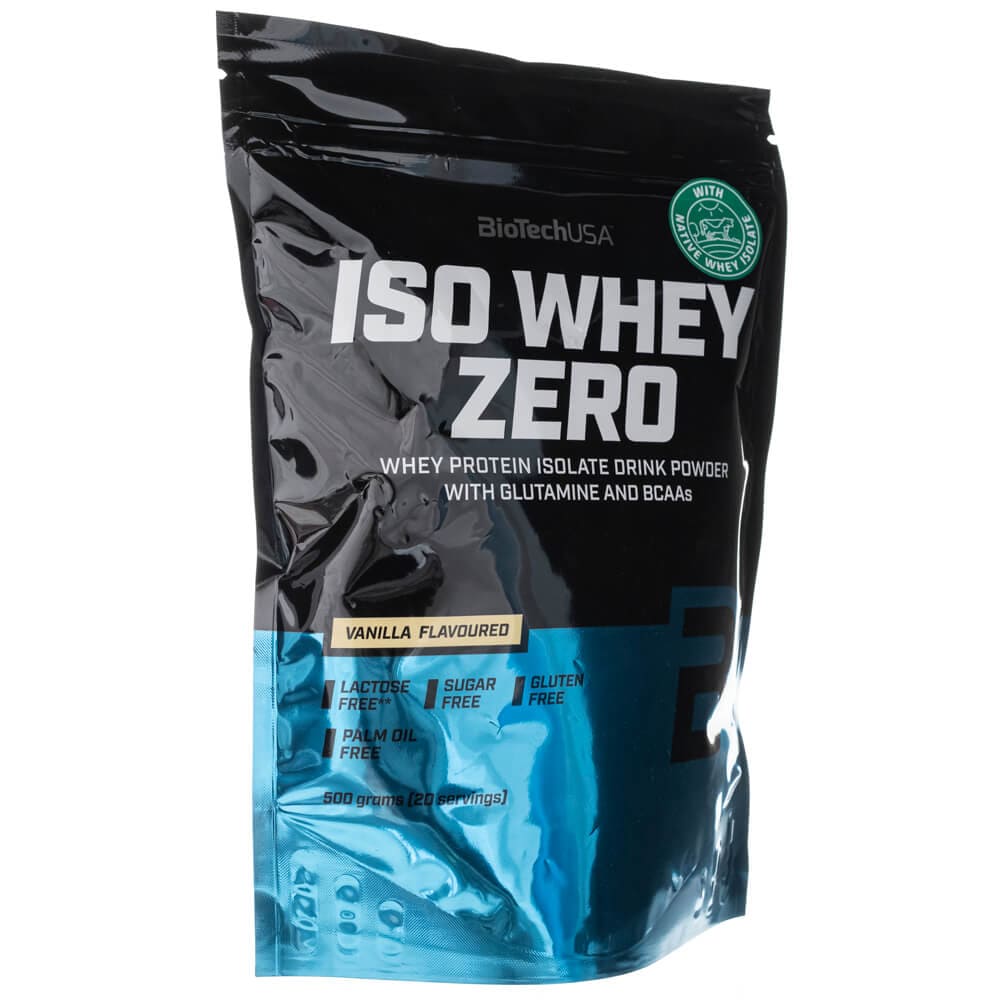 BioTech USA Iso Whey Zero, Vanilla - 500 g