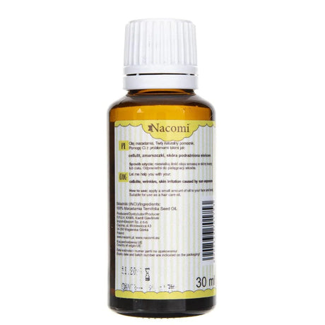 Nacomi Macadamia Oil Rafined - 30 ml