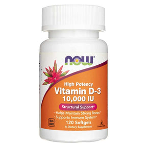 Now Foods Vitamin D3 10000 IU - 120 Softgels