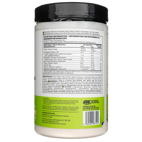 Optimum Nutrition Gold Standard 100% Plant, Vanilla - 684 g