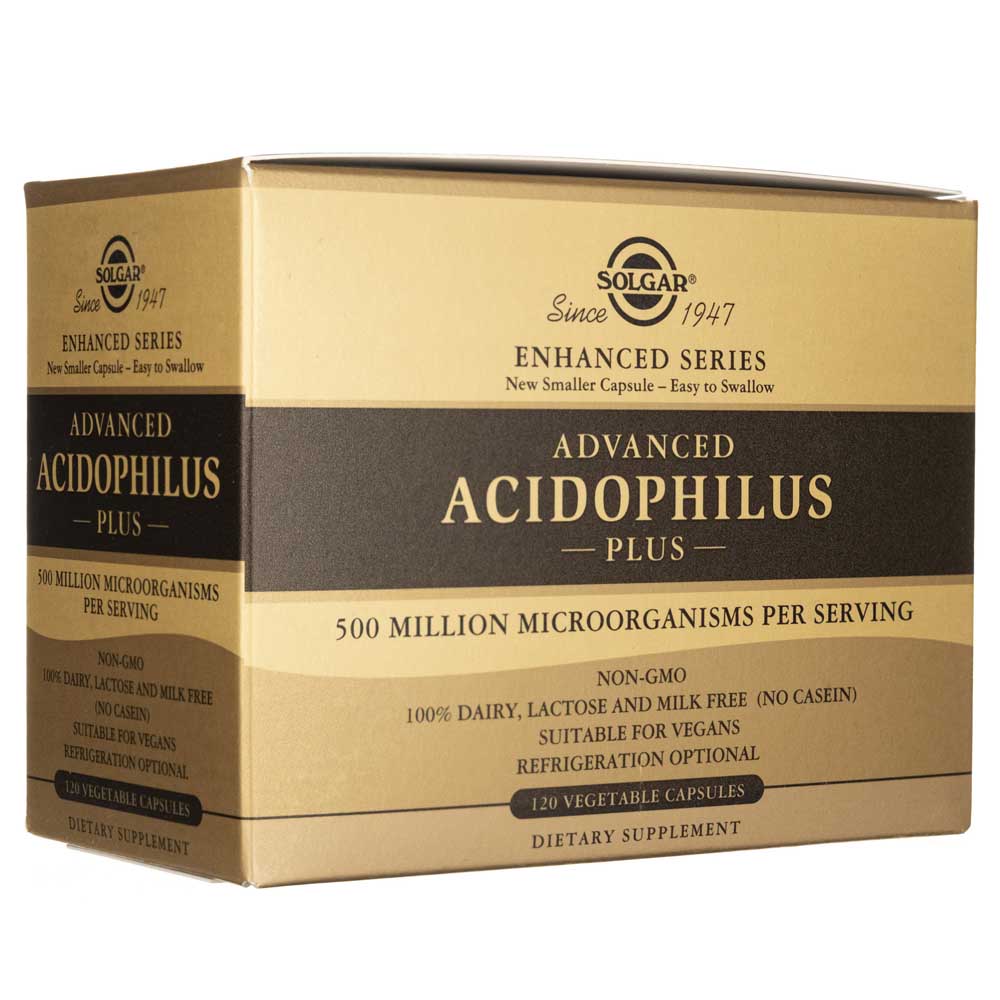 Solgar Advanced Acidophilus Plus - 120 Veg Capsules