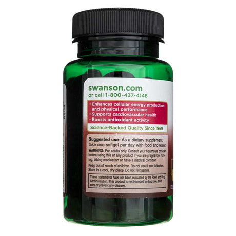 Swanson CoQ10 100 mg - 100 Softgels