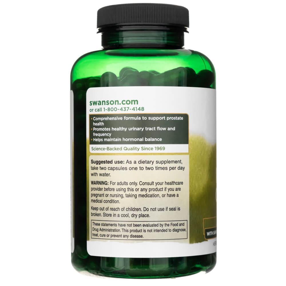 Swanson Herbal Prostate Complex - 200 Capsules